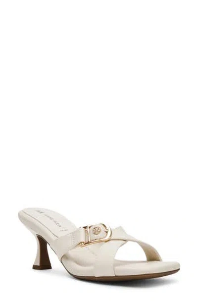 Anne Klein Jassie Slide Sandal In White