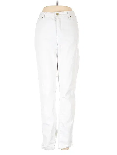 Pre-owned Anne Klein Jeans In White