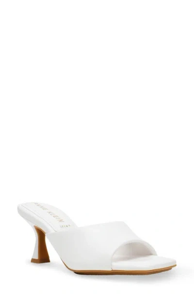 Anne Klein Jerilyn Slide Sandal In White