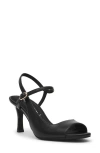 Anne Klein Jessica Ankle Strap Sandal In Black