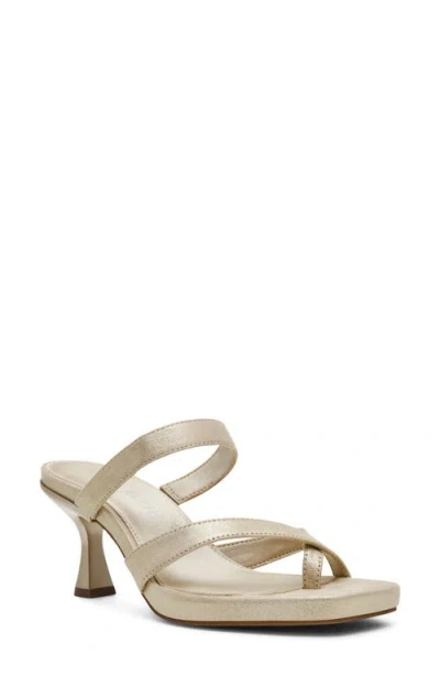 Anne Klein Jevelli Toe Loop Sandal In Gold