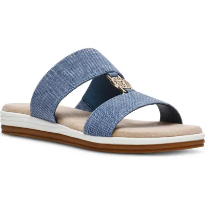 Anne Klein Jibb Platform Sandal In Denim