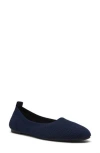 Anne Klein Joyy Knit Ballet Flat In Blue