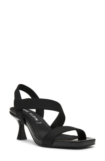 Anne Klein Justin Kitten Heel Sandal In Black