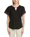 Anne Klein Keyhole Blouse