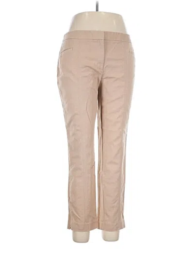Pre-owned Anne Klein Khaki Pant In Tan