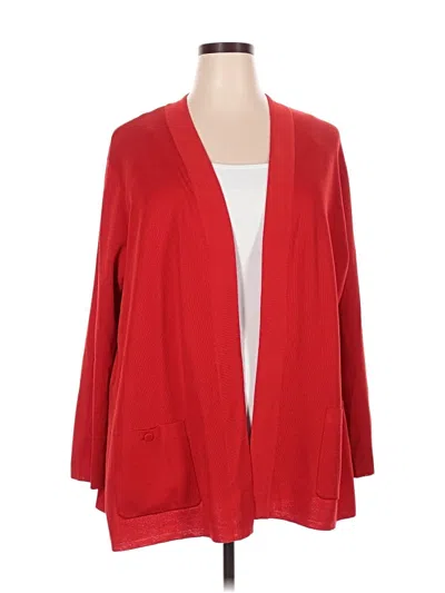 Pre-owned Anne Klein Kimono In Red