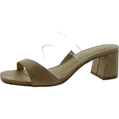 Anne Klein Kinder Womens Patent Square Toe Block Heel In Multi