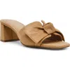 Anne Klein Kizmet Bow Slide Sandal In Neutral