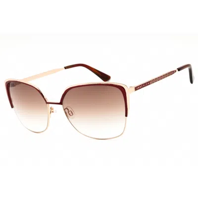 Anne Klein Ak7080 Cat Eye Metal Frame Sunglasses In Multi