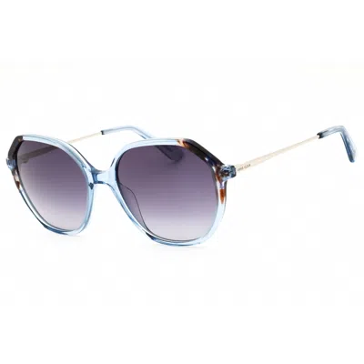 Anne Klein Geometric-frame Sunglasses In Black
