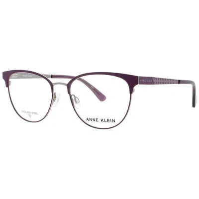 Anne Klein Ladies Purple Cat Eye Eyeglass Frames Ak-ak5110-501-53