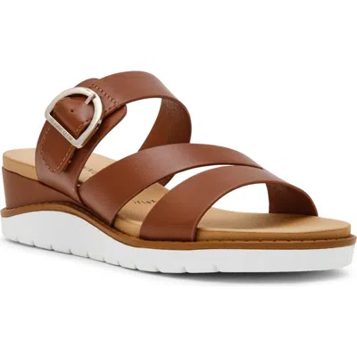 Anne Klein Lalasa Slide Sandal In Brown