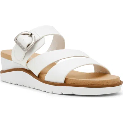 Anne Klein Lalasa Slide Sandal In White
