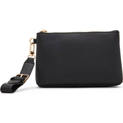 Anne Klein Large Wrist Pouch In Black