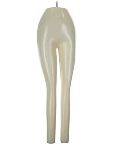 Pre-owned Anne Klein Leggings In White