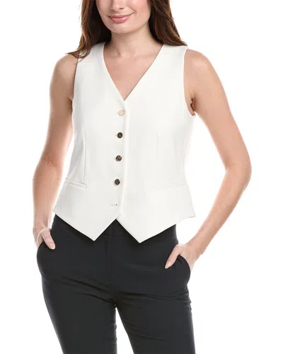 Anne Klein Liberty Stretch Vest In White