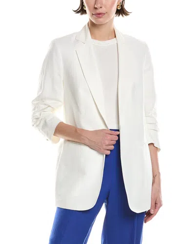 ANNE KLEIN LINEN-BLEND JACKET