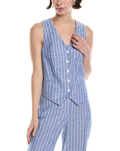 Anne Klein Linen-blend Vest
