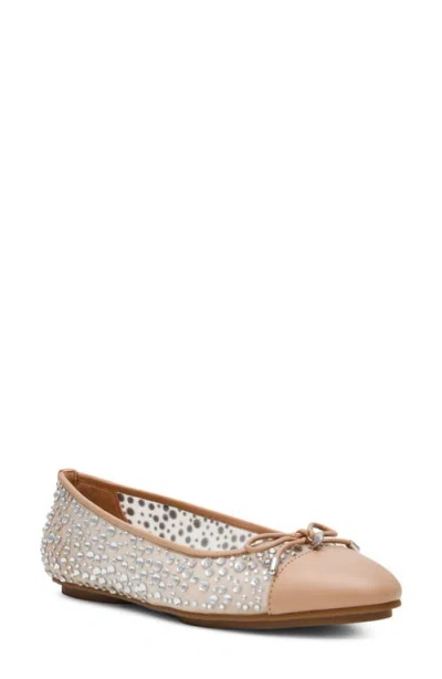 Anne Klein Luci Ballet Flat In Neutral