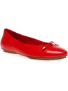 Anne Klein Luci Cap Toe Ballet Flat In Red