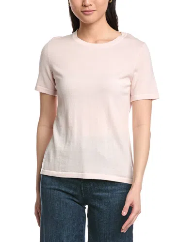 Anne Klein Luxe 100% Wool Top In Pink