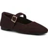 Anne Klein Mabel Mary Jane Flat In Brown