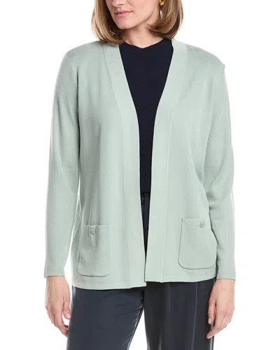 Anne Klein Malibu Cardigan In Blue