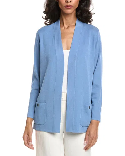 Anne Klein Malibu Cardigan In Blue
