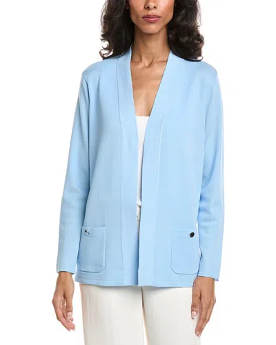 Anne Klein Malibu Cardigan In Blue
