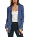 Shop Anne Klein Malibu Cardigan In Blue