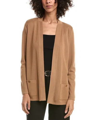Anne Klein Malibu Cardigan In Brown