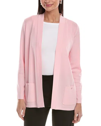 Anne Klein Malibu Cardigan In Pink