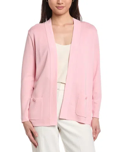 Anne Klein Malibu Cardigan In Pink