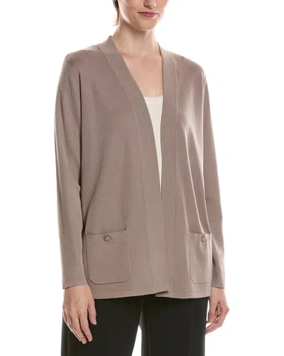 Anne Klein Malibu Cardigan In Tan