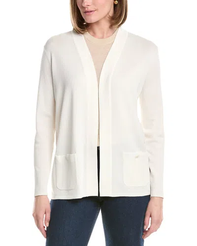 Anne Klein Malibu Cardigan In White