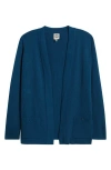 Anne Klein Malibu Open Front Cardigan In Blue
