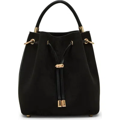 Anne Klein Medium Bucket Bag With Pouch In Black