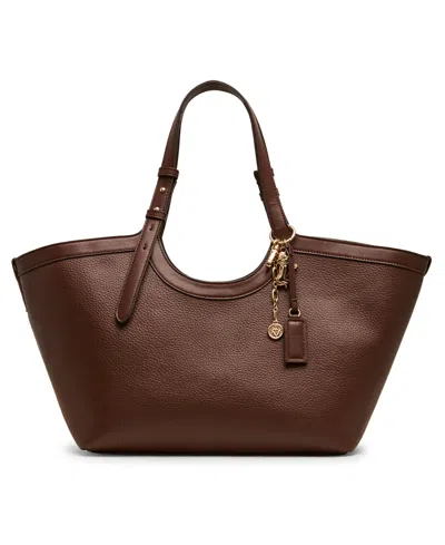 Anne Klein Medium East West Tote Handbag In Brown