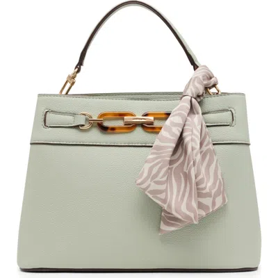 Anne Klein Medium Satchel In Green