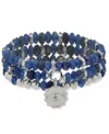 Anne Klein Metal-tone 3-pc. Set Colored Beaded Stretch Bracelet