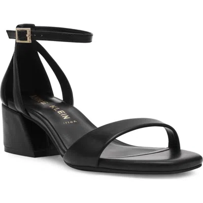 Anne Klein Mia Ankle Strap Sandal In Black