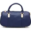 Anne Klein Midi Top Handle Satchel In Blue