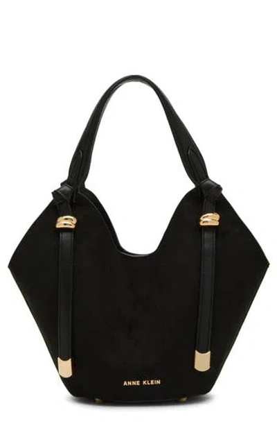 Anne Klein Midi Tote Bag In Black