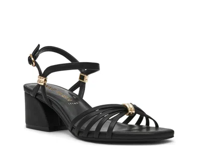 Anne Klein Mikayla Ankle Strap Sandal In Black