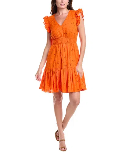 Anne Klein Mini Dress In Orange
