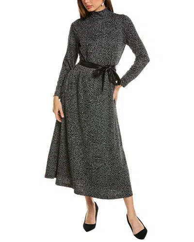 ANNE KLEIN MOCK NECK MIDI DRESS