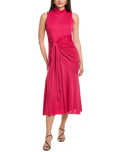 ANNE KLEIN MOCK NECK MIDI DRESS