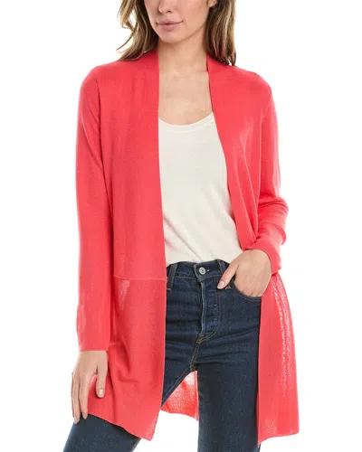 Anne Klein Monteray Cardigan In Red