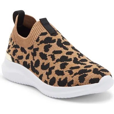 Anne Klein Murphie Knit Slip-on Sneaker In Brown